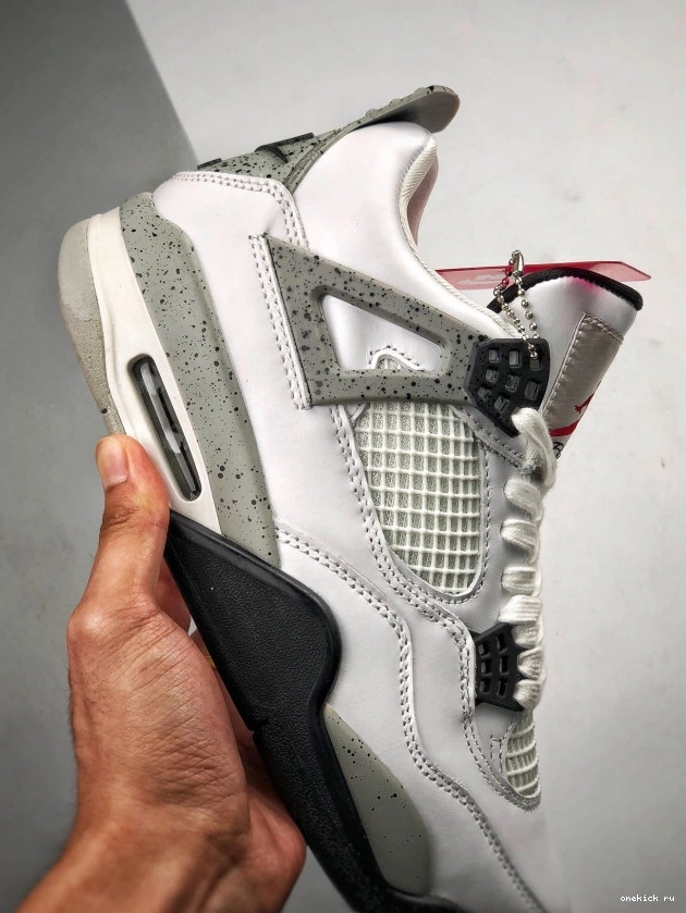 Rep Onekick 4 Cement (nike) OG Air White Jordan 840606-192 0717